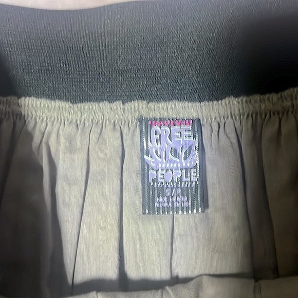 Free People Mushroom Layered Sequin Ruffle Trim A-Line Mini Skirt, Women’s Sz. S - Picture 8 of 10